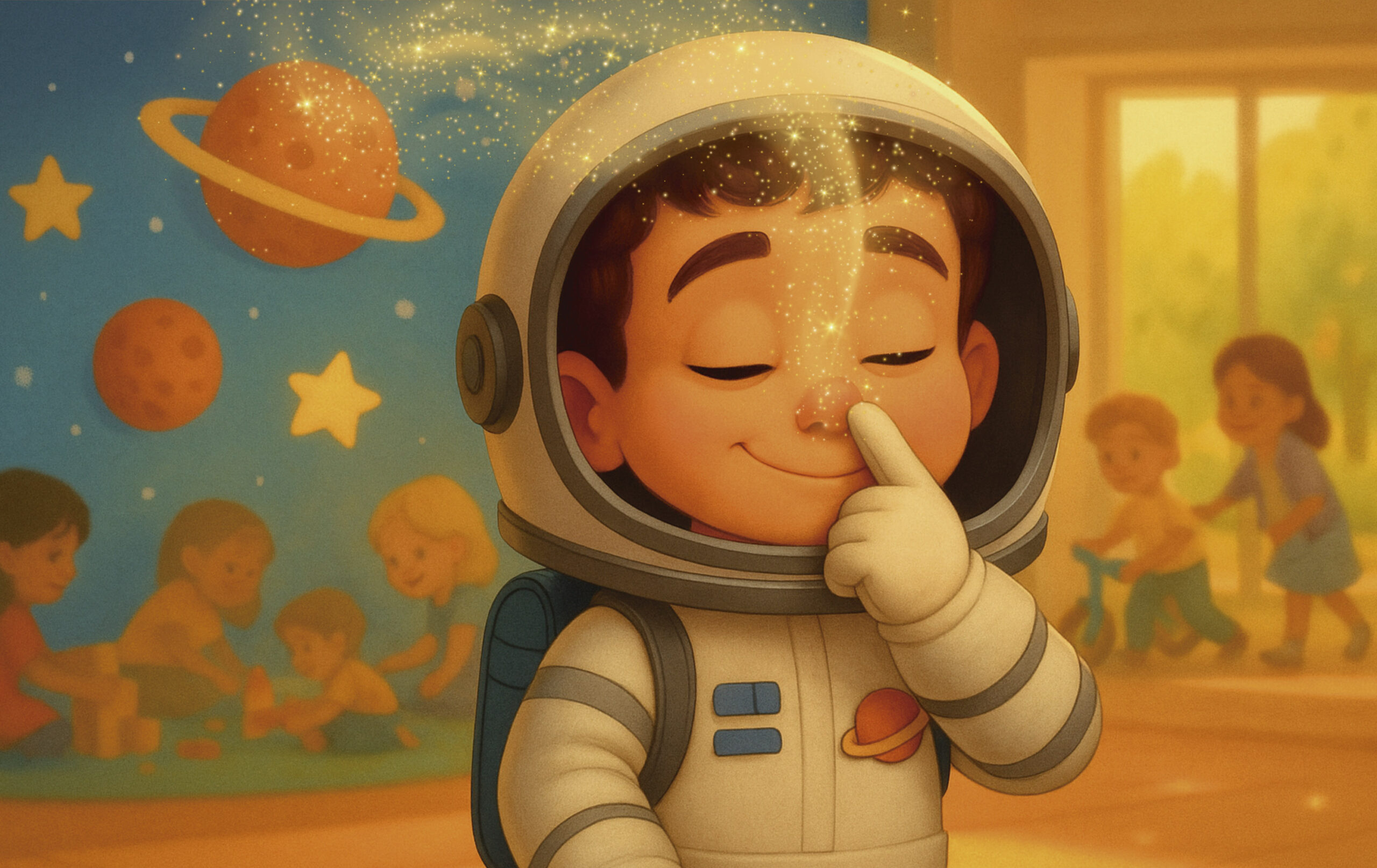 Ares feeling the Miau Bye Kiss